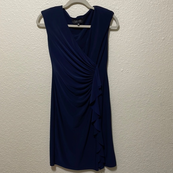 EVAN-PICONE Black Label Women’s  Blue Dress. Very Good Condition. Size 4. - Picture 1 of 10